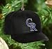 Colorado Rockies Baseball Cap Ornament