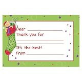 Kid's Stocking Thank You Fill-In Note Cards