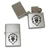 WORLD OF WARCRAFT ALLIANCE GAMERS FLIP TOP LIGHTER ZIPPO STYLE
