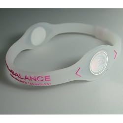 Power Balance Silicone Wristband Bracelet --(Color:clear; Size: L)