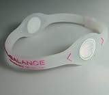 Power Balance Silicone Wristband Bracelet --(Color:clear; Size: M)