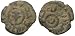 Umayyad Caliphate, Anonymous, c. 698 - 750 A.D.; Bronze Fals