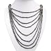 Handmade Jade & Silver Mult-Strand Necklace