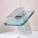 Design Wasserhahn Glas Wasserfall Bad Armatur - inkl. Montagematerial