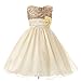 M2C Little Girls Sequin Flower Wedding Dress Ball Gown Party Girl Dresses