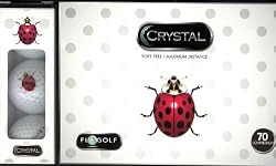 Golf Balls Crystal Soft Feel, the Lady Bug, 1 Dozen