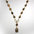 Handmade Shell Necklace - Sandy Amber