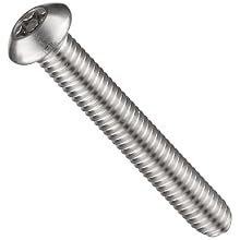 Metric Plain 18-8 Stainless Steel Tamper Resistant Socket Cap Screw, USA Made, Button Head, Tamper Resistant Pin-In-Star Drive