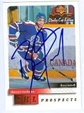 Barret Jackman autographed Hockey Card (Minor League, regina CHL)