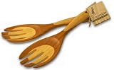 Island Bamboo SC12 12-Inch Claw Salad and Pasta Servers