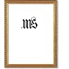 9x12 / 9'' x 12'' Frame for Picture Photo or Diploma, Solid Wood, Gold, style #609