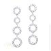 STUDIO 925: *YESTERDAY, TODAY + TOMMORROW CIRCLE PAVE EARRINGS*