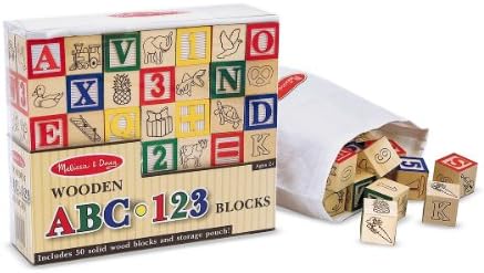 Wooden ABC/123 Blocks
