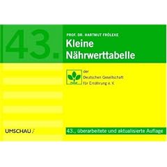 Kleine N�hrwerttabelle. Deutsche Gesellschaft f�r Ern�hrung e.V