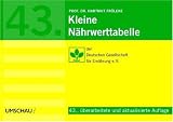Kleine N�hrwerttabelle. Deutsche Gesellschaft f�r Ern�hrung e.V