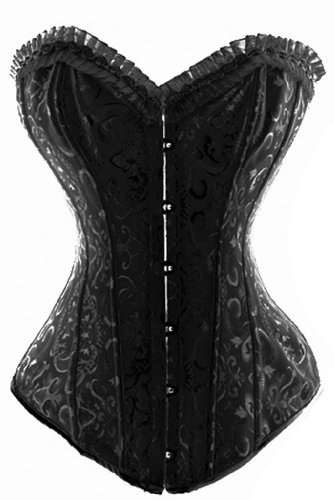 Alivila.Y Fashion Womens Vintage Flower Tapestry Steel Boned Corset