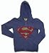 Search : Junk Food Distressed Superman Logo Hoodie (Boys and Youth)