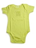 Little Giraffe - Newborn Baby Boys/Girls, Short Sleeved Onsie, Yellow (Size 12Months)