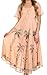 Sakkas Kai Palm Tree Caftan Tank Dress/Cover Up