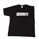 Black T shirt with Security logo