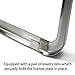 CarBeyondStore Slim Half-Size Polished Steel License Frame
