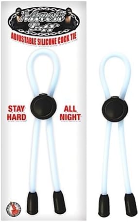 Mack Tuff Adjustable Silicone Cock Tie, Clear by Mack Tuff