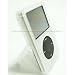 DB Premium iPod Classic 80gb 120gb / iPod Video 30gb Crystal Case with Kickstand - CLEAR/WHITE + Protective Screen Film - Combo Pack