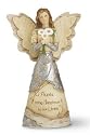 Pavilion Gift Company Elements 6-Inch Angel Holding Flowers, Aunt