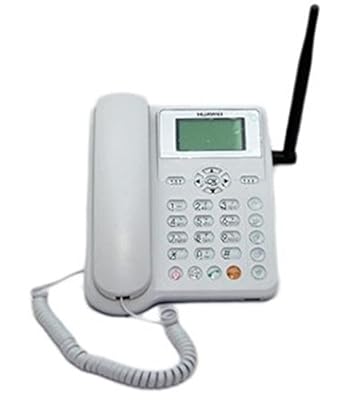 Huawei ETS5623 White Wireless Terminal Cordless Landline Phone GSM SIM Card Based Cellphone (White)