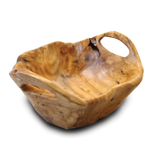 Enrico 2225H Root Wood Medium Bowl with Handles On Sale