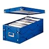 Leitz 60740035 Archivschachtel Snap'n'Store Vivanto DVD, Hartpappe, blau