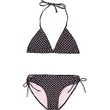 CALIFORNIA WAVES Dots Girls Swimsuit - Black/Pink