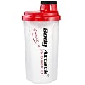 Body Attack Shaker 700ml transparent/rot