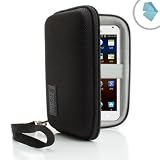 USA Paraphernalia Hard Shell Carrying Case for Samsung Galaxy Media Participant 5.0 , 4.2 / iPod Touch / Sony Z Series / Mach Speed and More Media & mp3 Players ** Includes Microfiber Cleaning Material **