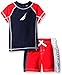 Nautica Baby Boys' Short Sleeve Rashguard Set