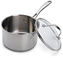 Oneida Stainless Steel 2 Quart Covered Saucepan