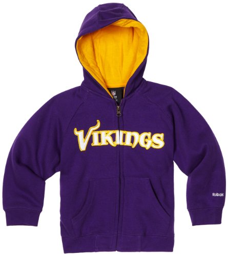 NFL Boys' Minnesota Vikings Sportsman Zip Ft Fleece Hoodie - R18C4Q13 (Regal Purple, Medium)