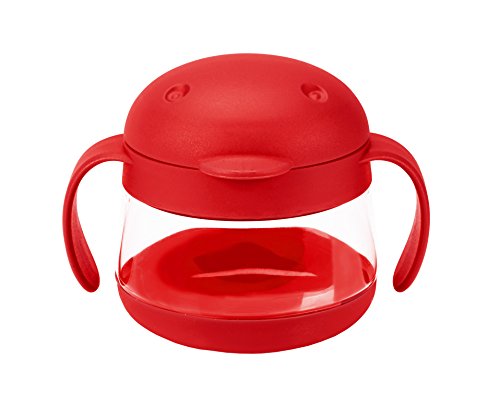 Ubbi Tweat Snack Container, Red, 9 Ounce