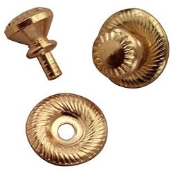 Dollhouse Miniature Traditional Victorian Brass Door Knobs