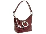 XOXO Tease Handbag Mini Hobo Purse in Berry