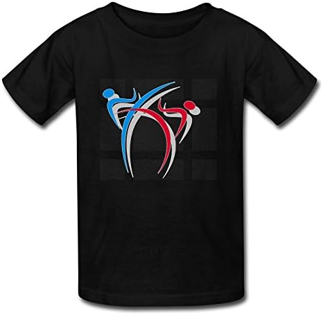 Taekwondo T-shirt Specialized For Kids Customized Black T Shirt By Clarendennis