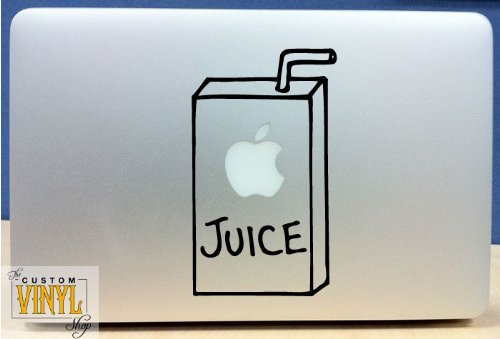 Apple Juice Box - Vinyl Macbook Laptop Decal Sticker Graphic