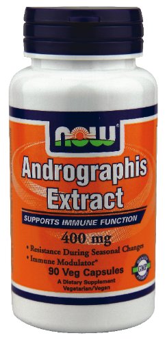 NOW Foods - Andrographis Extract Immune Function Support 400 mg. - 90 Vegetarian Capsules ( Multi-Pack)