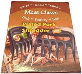 Meat Claws Set of 2- Pork Puller for Flawless Pulled Pork- Meat Shredder Pork, Beef, Chicken - Meat Handler Carving Forks for Shredding Lifting, Mixing and BBQ - Pulled Pork Tool for Pork Butts, Pork Shoulders