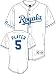 David DeJesus Jersey: Kansas City Royals Adult Home White # 9