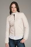 Diesel Vieru Crea Bone Reversible Leather Jacket