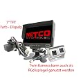 Twin R�ckfahrkamera mit 7 Zoll Monitor - Farb Twin Kamera - R�ckfahrvideosystem
