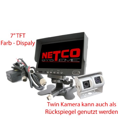 Twin Rückfahrkamera mit 7 Zoll