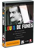 Louis de Funès Collection - 4-DVD Set ( Monsieur Leguignon, lampiste / Ah! Les belles bacchantes / Le petit baigneur / Les grandes vacances ) ( Mr. Leguignon Lampiste / Peek-a-boo [ NON-USA FORMAT, PAL, Reg.4 Import - Australia ]