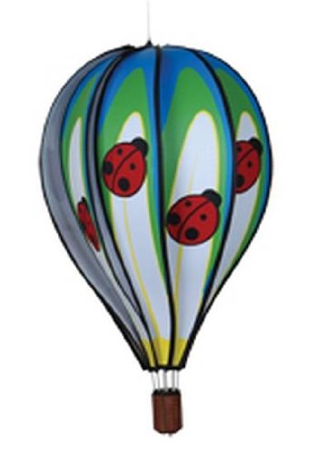 22 inch Ladybug Hot Air Balloon Wind Spinner